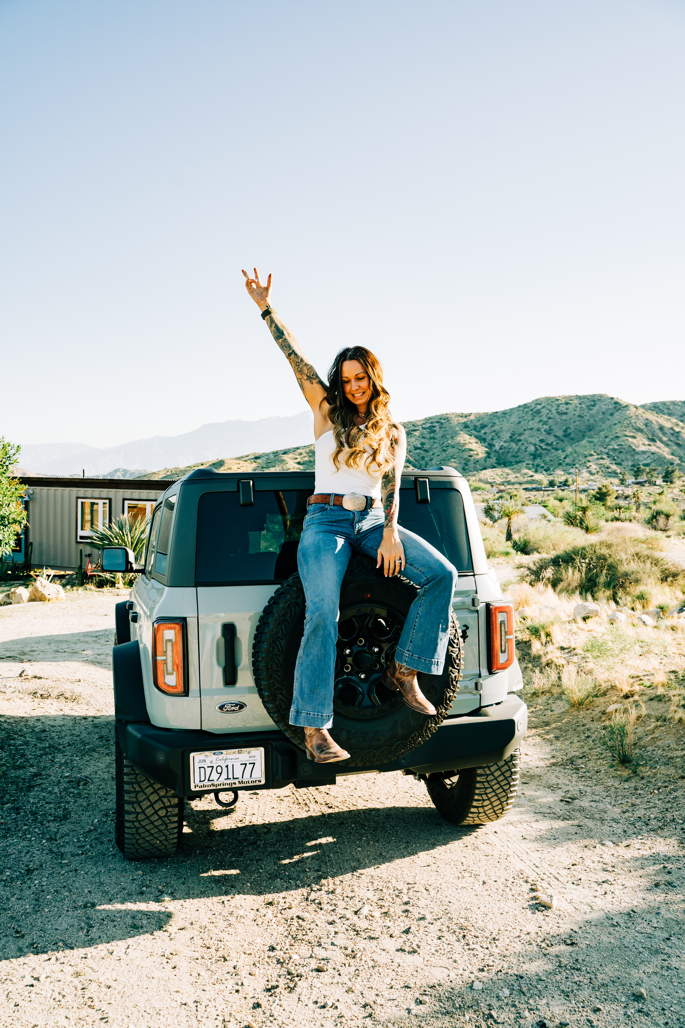 Ashley Robertson in the Coachella Valley